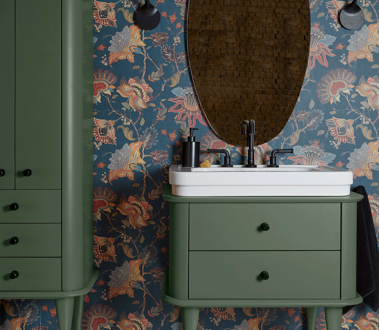 Green Bathroom Furniture