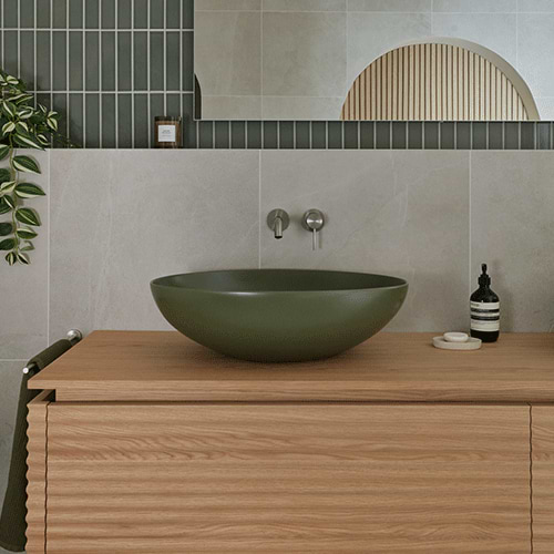 Green Basins & Toilets