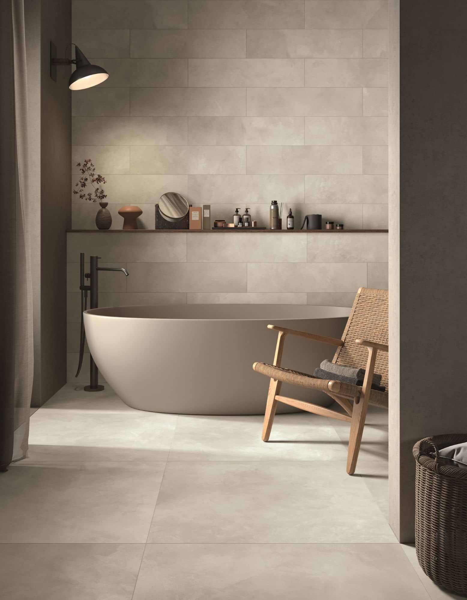 What are the best tiles for small bathrooms or en-suites?