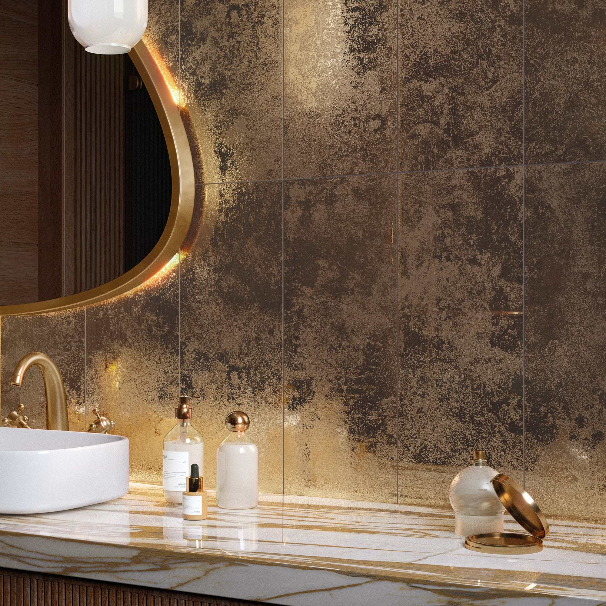 Which bathroom tiles are easiest to clean?