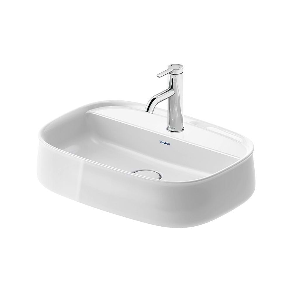 ミニマルジーク　Towa Duravit Zencha Ground Washbowl 550mm with Tap Platform | Bathroom