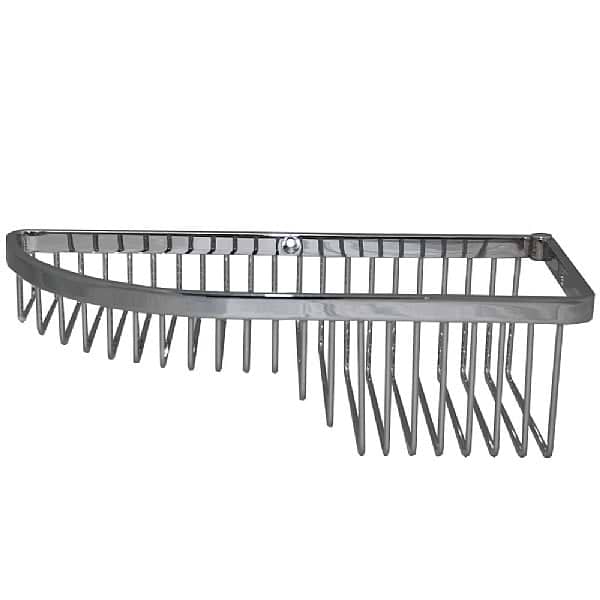 Complementi Single Corner Offset Shower Basket