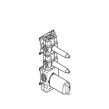 Dornbracht Concealed Part for xTOOL Thermostat Module with Two valves 3/4 Inch