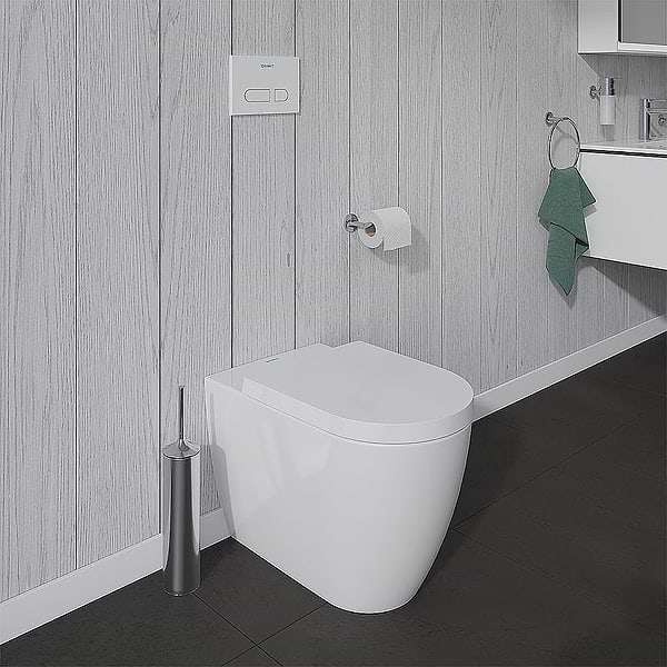 Duravit ME by Starck Back-To-Wall Pan 370x600mm DuraShield