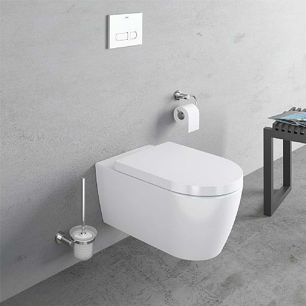 Duravit ME by Starck Rimless Wall-Mounted Pan 360x570mm