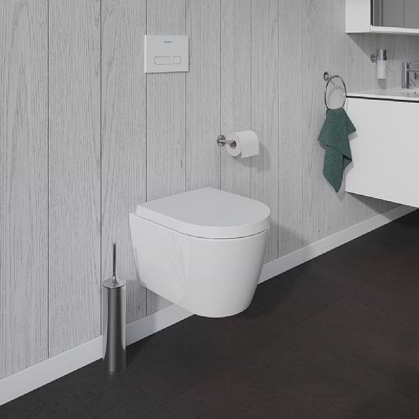 Duravit ME by Starck Rimless Compact Wall-Mounted Pan 370x480mm