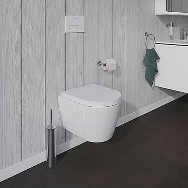 Duravit ME by Starck Rimless Compact Wall-Mounted Pan 370x480mm