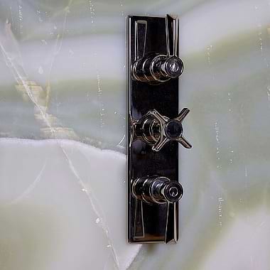 C.P. Hart Epoch Lever Double Outlet Concealed Thermostatic Shower Valve Trim Set