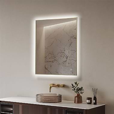 C.P. Hart Aquinas LED Demisting Framed Mirror 600x800mm