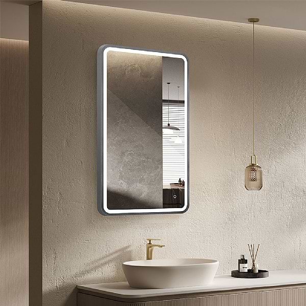 C.P. Hart Argo LED Demisting Framed Mirror 500x900mm