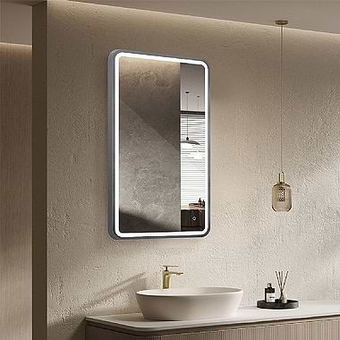 C.P. Hart Argo LED Demisting Framed Mirror 500x900mm