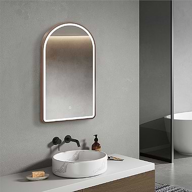 C.P. Hart Ficino LED Demisting Framed Mirror 500x900mm