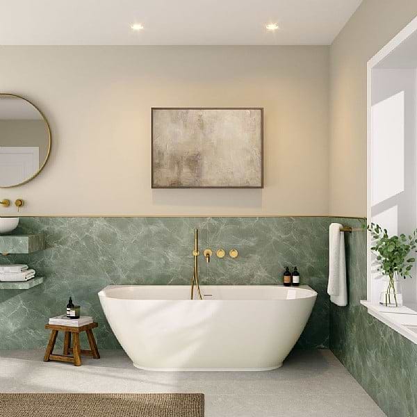 C.P. Hart Malvern Back-To-Wall Bath