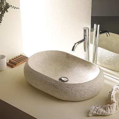 C.P. Hart Aneto Domed Oval Washbasin 600x400mm