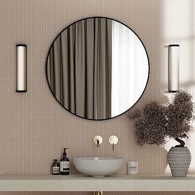 C.P. Hart Peake Round Mirror