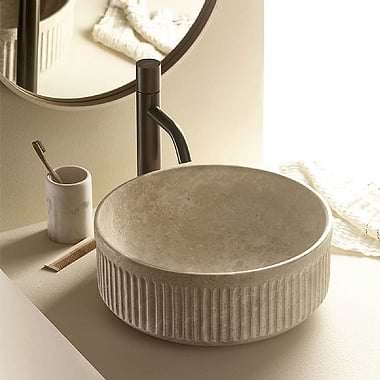 C.P. Hart Teleno Round Washbasin 380mm