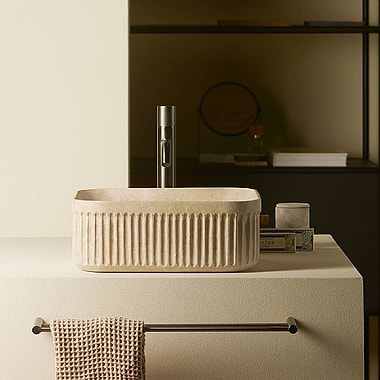 C.P. Hart Teleno Square Washbasin 390mm