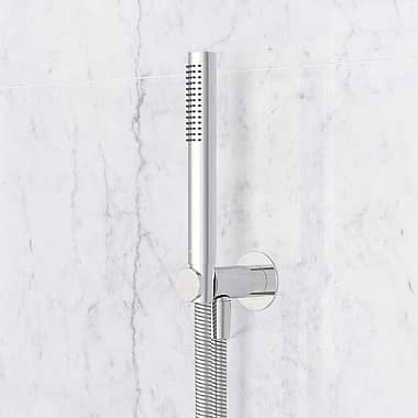 C.P. Hart Spillo Baton Handshower Set with Wall Outlet Bracket