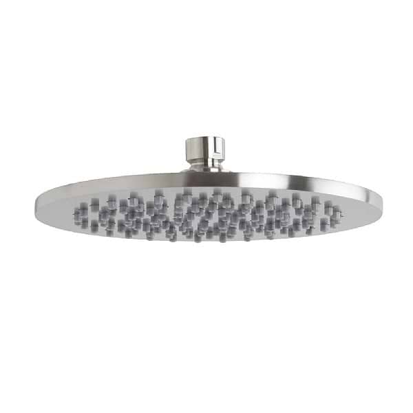 C.P. Hart Spillo Steel Round Shower Head 200mm