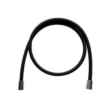C.P. Hart Spillo Steel Rubber Shower Hose 1.5m Black