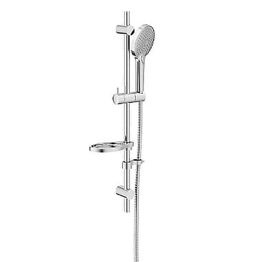 C.P. Hart Argo Slide Rail Kit with Handshower, Metal Hose and Soap Dish