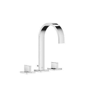 Dornbracht MEM Three Hole Basin Mixer 165mm Projection 