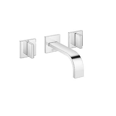 Dornbracht MEM Wall-Mounted Three Piece Basin Mixer 170mm Projection