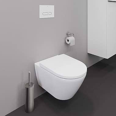 Duravit D-Neo Rimless Wall-Mounted Toilet Set with Invisible Fixation