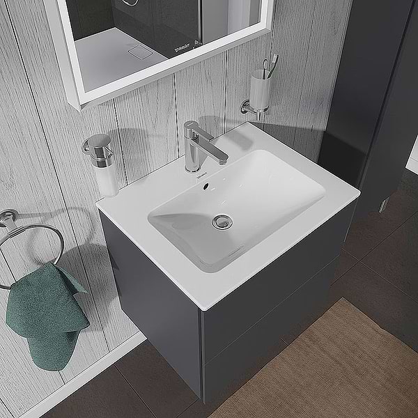 Duravit ME by Starck Compact Furniture Washbasin 630mm