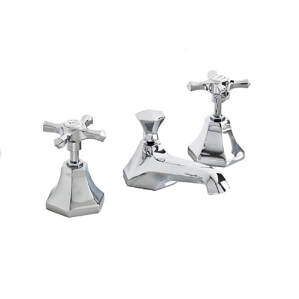 C.P. Hart Empire 3-Piece Basin Mixer