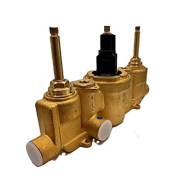 C.P. Hart Universal Triple Control Two Outlet Shower Valve Body
