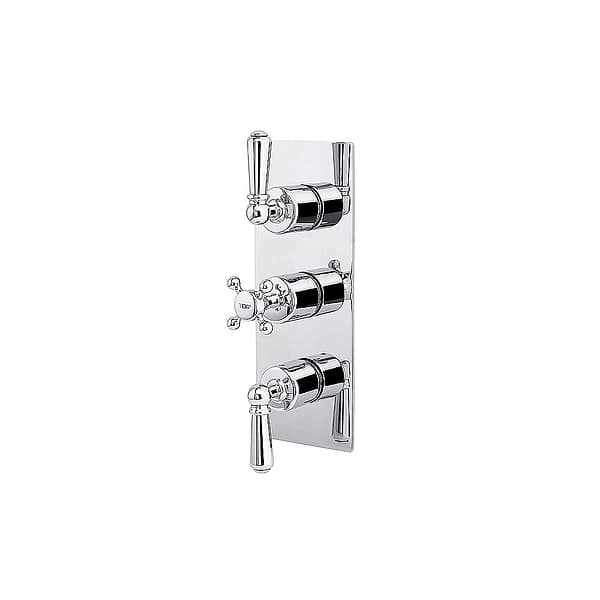 C.P. Hart Arc Thermostatic Three Outlets Triple Control Shower Valve