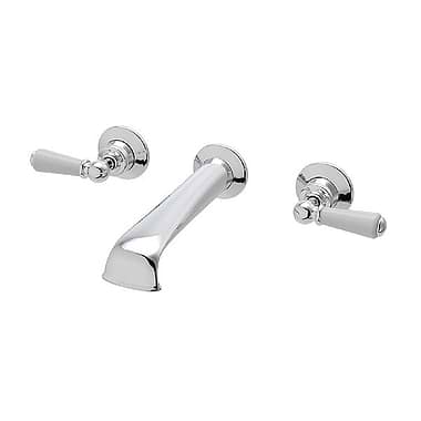C.P. Hart Arc Three Piece Wall-Mounted Basin Mixer