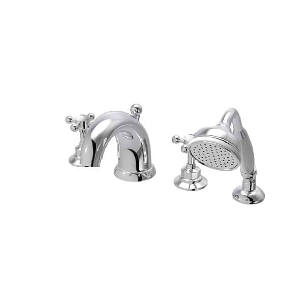 C.P. Hart Original 4-Piece Bath Shower Mixer