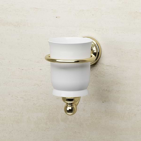 C.P. Hart Original Wall-Mounted Tumbler & Holder