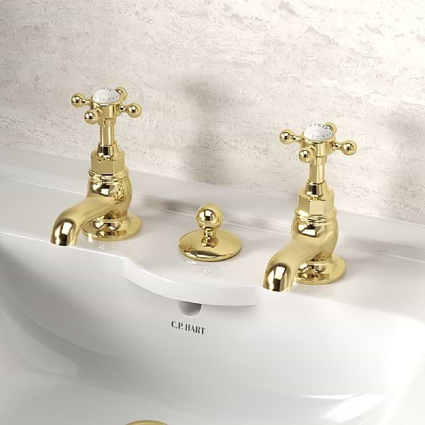 C.P. Hart Original Basin Pillar Taps