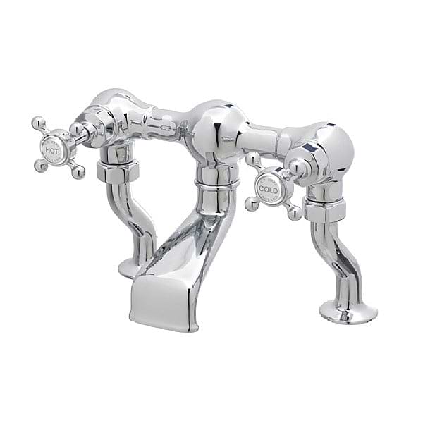 C.P. Hart Foundry Bath Filler with Deck Unions