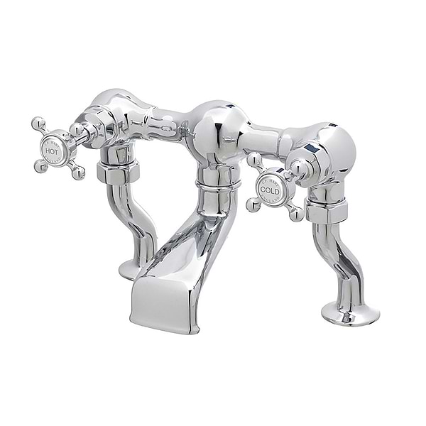 C.P. Hart Foundry Bath Filler with Deck Unions