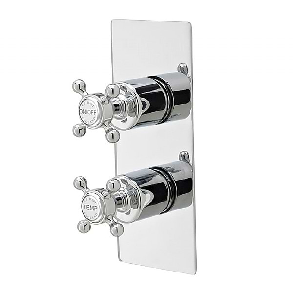 C.P. Hart Foundry Thermostatic Two Outlets Dual Control Shower Valve