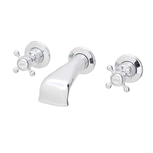 C.P. Hart Foundry Wall-Mounted Three Piece Bath Filler