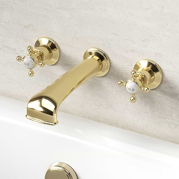 C.P. Hart Original Wall-Mounted 3-Piece Bath Filler