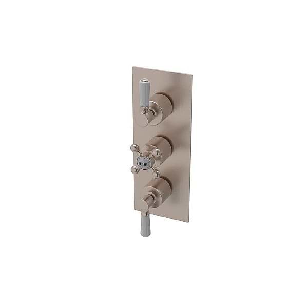 C.P. Hart Waterloo Thermostatic Three Outlets Triple Control Shower Valve