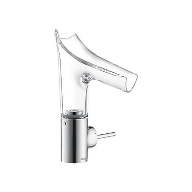 AXOR Starck V Single Lever Basin Mixer with Glass Spout