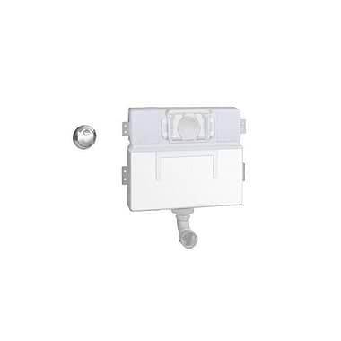 Grohe Eau2 Dual Flush Concealed Cistern and Chrome Push Button