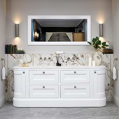 C.P. Hart Rowan Curved Double Vanity Unit