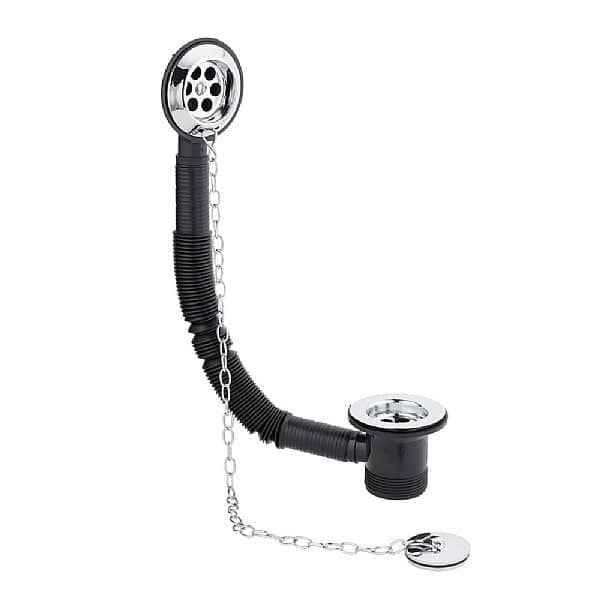 C.P. Hart Epoch Stowaway Plug and Chain Bath Waste
