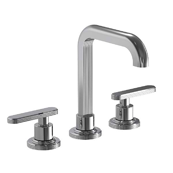 C.P. Hart Park Lane Three Hole Basin Mixer 150mm Swivel Spout with Universal Click Waste
