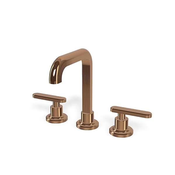 C.P. Hart Park Lane Three Hole Basin Mixer 150mm Swivel Spout with Universal Click Waste
