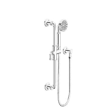 Franz Viegener Classic Round Handshower Sliderail Set with Wall Outlet Hose