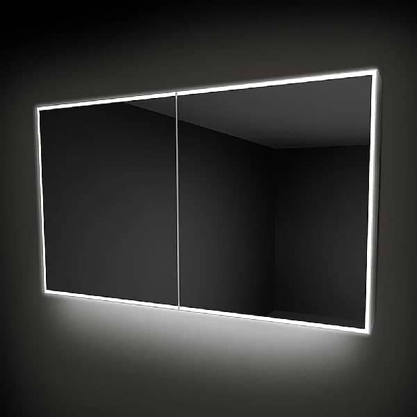 C.P. Hart Blade LED Demisting Mirror Cabinet 1200mm